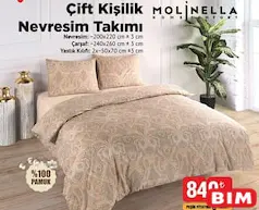 MOLİNELLA ÇİFT KİŞİLİK NEVRESİM TAKIMI